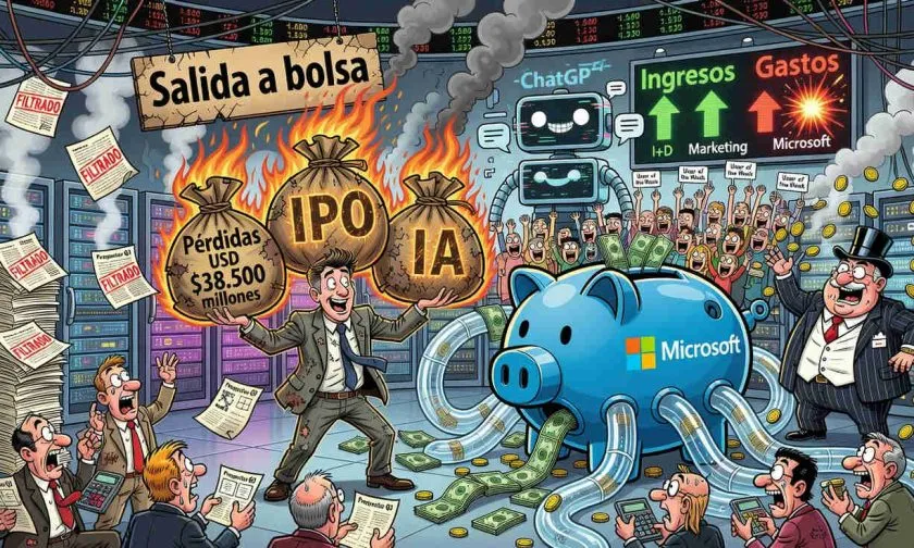 OpenAI perdió USD $38.500 millones en 2025 mientras acelera su salida a bolsa