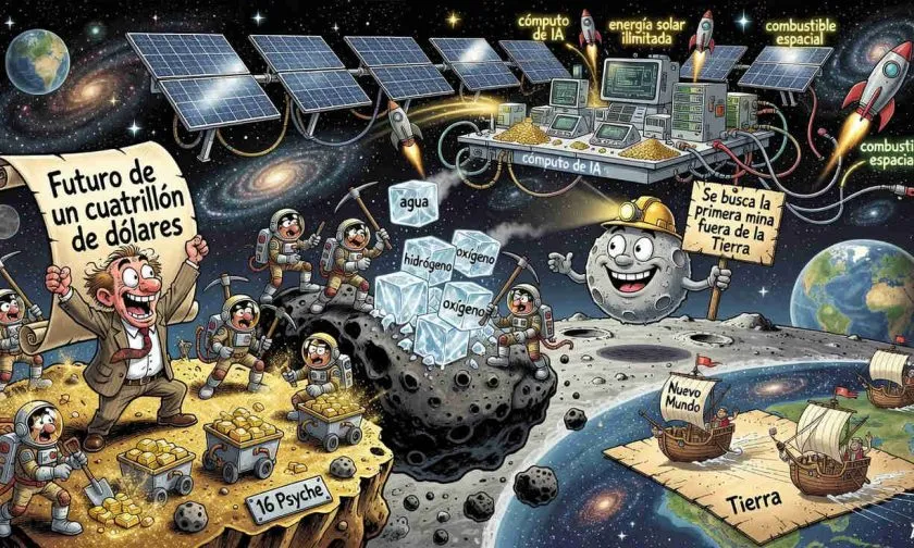 Peter Diamandis proyecta una economía espacial de USD $1 cuatrillón impulsada por Luna, asteroides e IA