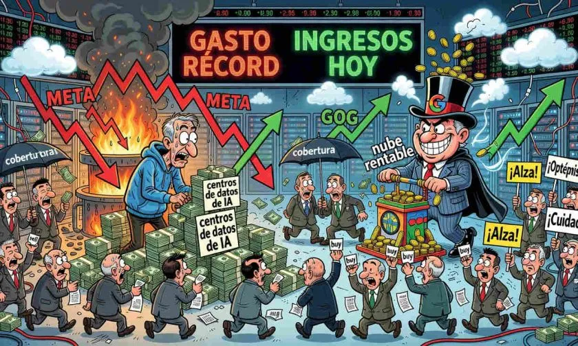 Wall Street rota de Meta a Google por dudas sobre el retorno de su apuesta en IA