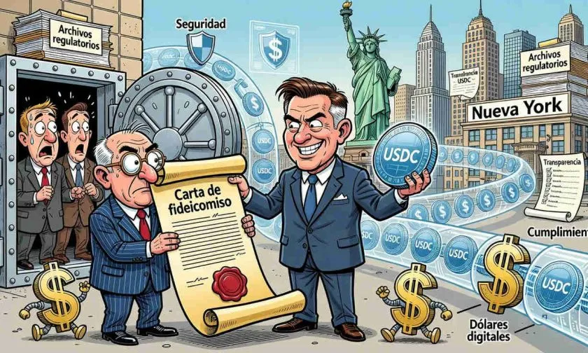 Circle recibe una carta de fideicomiso del regulador financiero de Nueva York