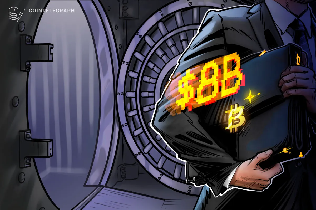 Reservas de Bitcoin em exchanges caem para mínima de dois anos após êxodo de US$ 8 bilhões