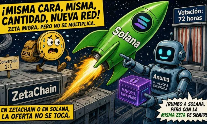 ZetaChain propone migrar ZETA a Solana como token SPL nativo