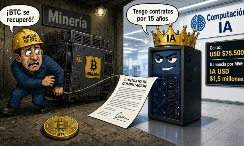 El rebote de Bitcoin no detendrá la migración de mineros hacia la IA, dice CoinShares