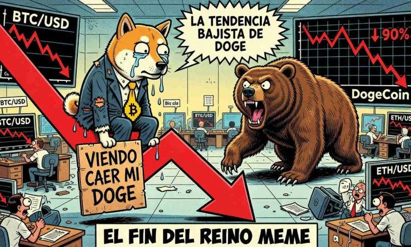 Dogecoin cae a $0,069 y enfrenta presión vendedora sin catalizadores claros
