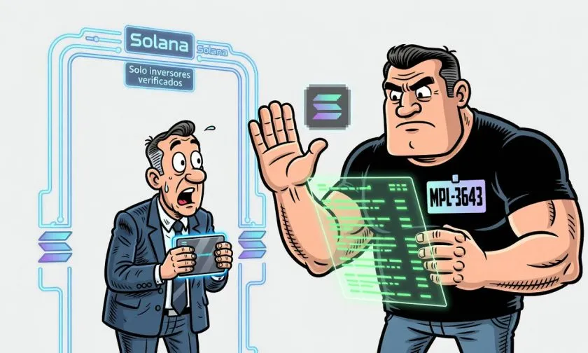Metaplex presenta MPL-3643 para activos regulados en Solana con controles integrados