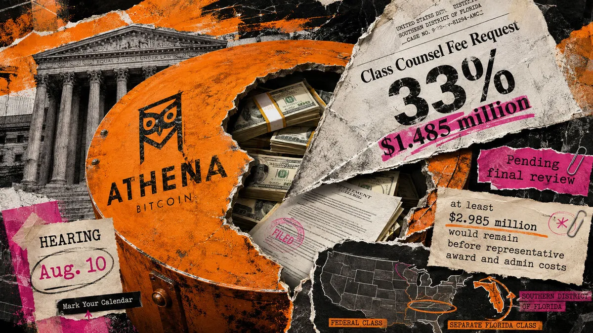 Athena Bitcoin settlement leaves claimants with under $3 million to divide