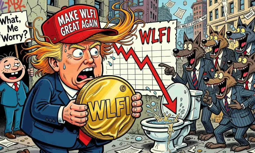 WLFI se hunde 82% desde su máximo histórico mientras el volumen desaparece