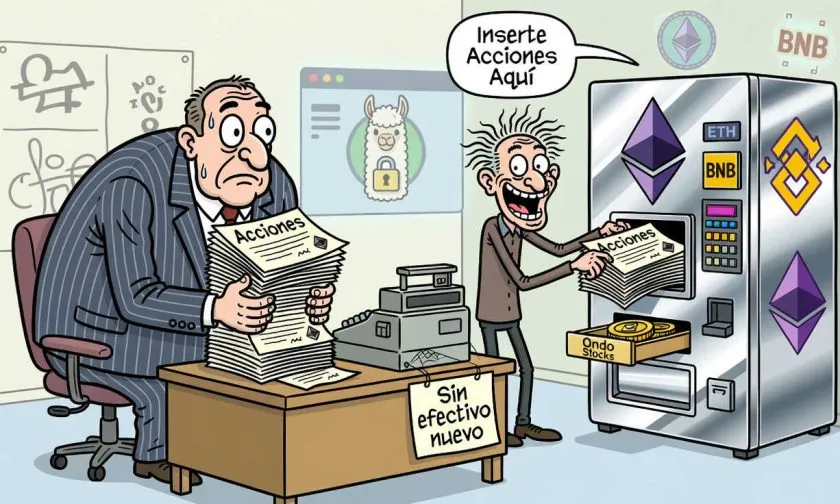 Ondo permite tokenizar acciones existentes en Ethereum y BNB Chain sin aportar efectivo