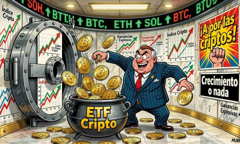 Morgan Stanley eleva sus inversiones en ETFs de Bitcoin, Ethereum y Solana