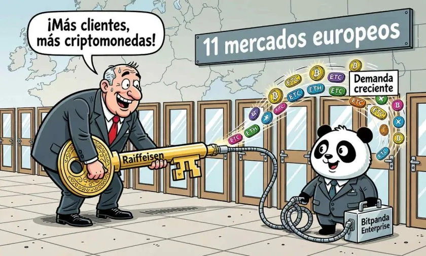 Raiffeisen Bank Internacional llevará servicios de cripto a 11 mercados europeos