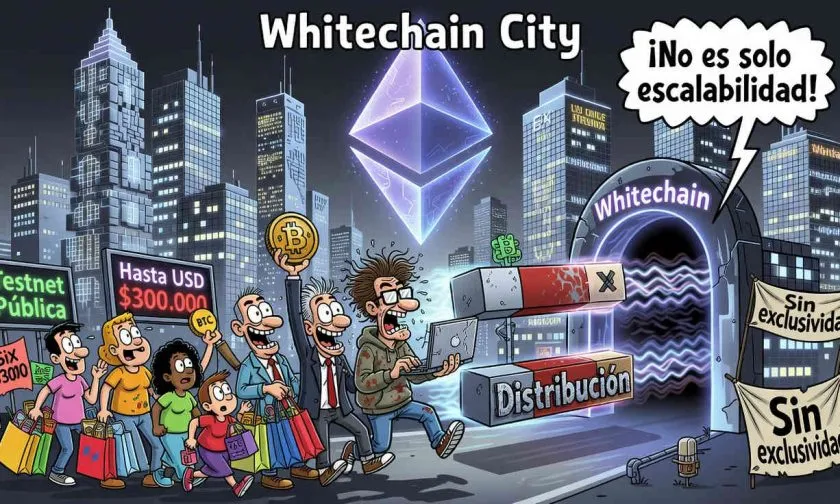 Whitechain se relanza como capa 2 de Ethereum con foco en distribución para atraer usuarios