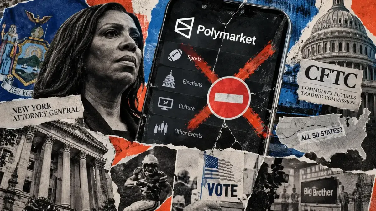 New York's lawsuit against Polymarket seeks triple damages and penalties