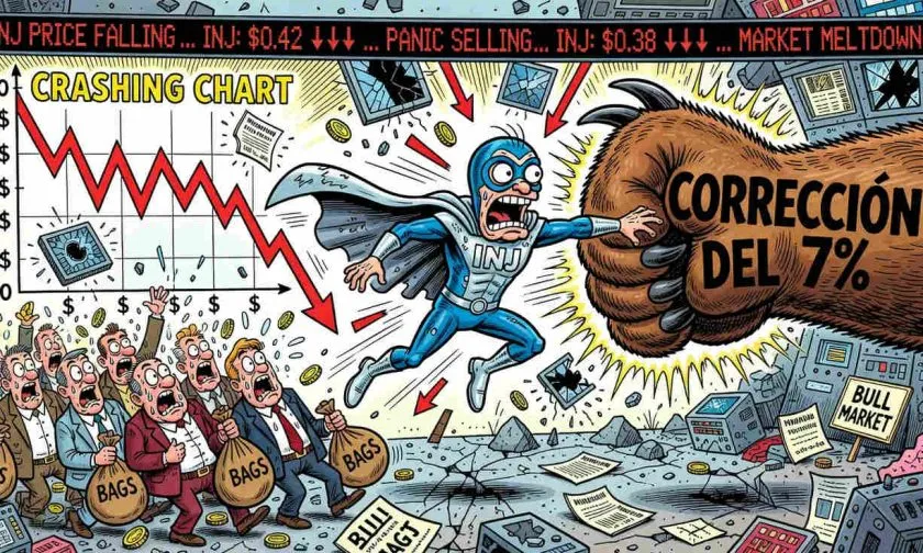 INJ sufre corrección del 7%: ¿es el fin del rally de 3 meses?