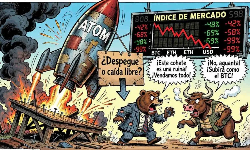 Cosmos (ATOM) sube 2,17% pero sigue en tendencia bajista