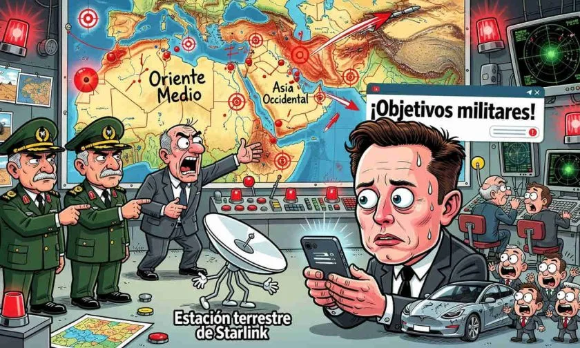 Irán amenaza a las empresas de Elon Musk en Oriente Medio, pone a Starlink bajo la mira