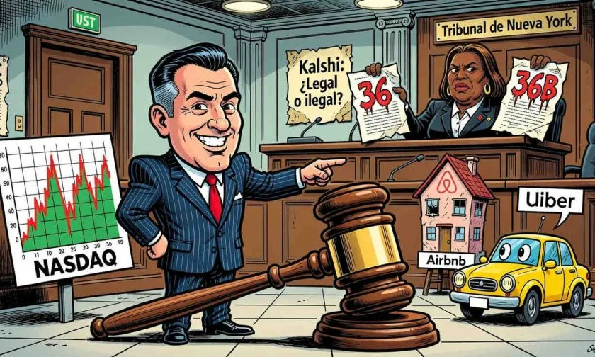 Kalshi defiende su modelo al compararse con Uber y Airbnb en batalla legal de $36 mil millones