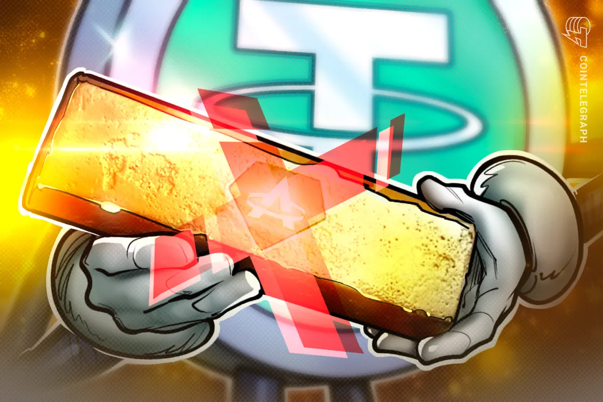 Tether encerra de vez a stablecoin lastreada em ouro aUSDT