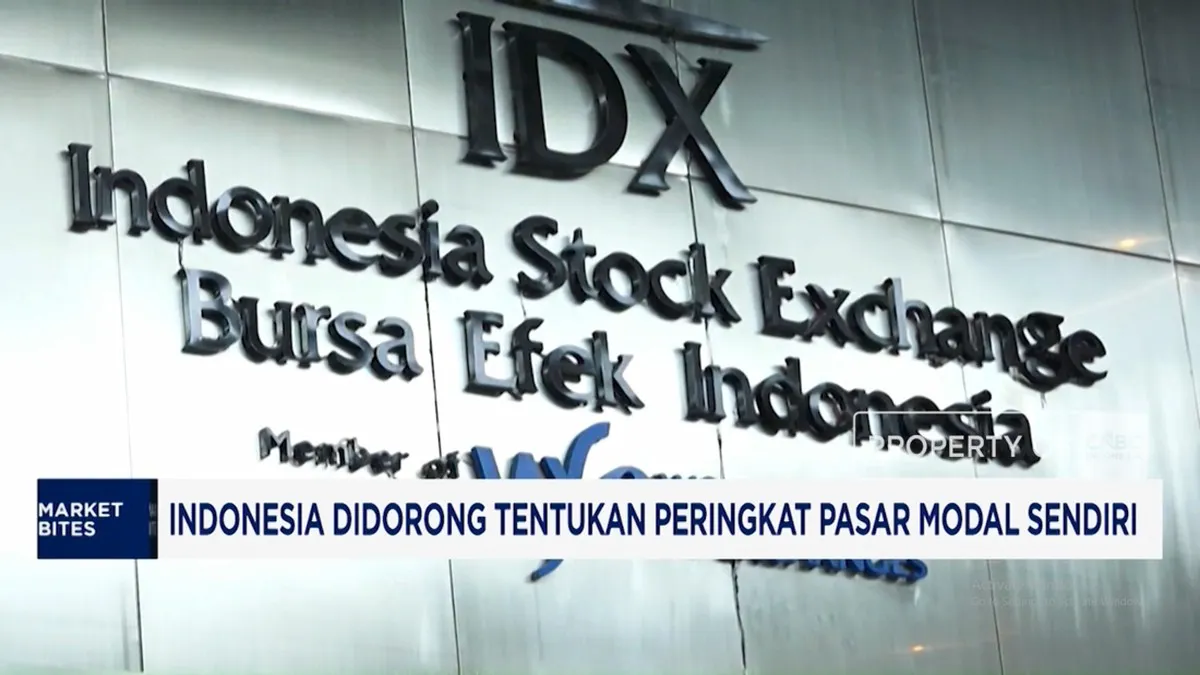 Video: Indonesia Didorong Tentukan Peringkat Pasar Modal Sendiri