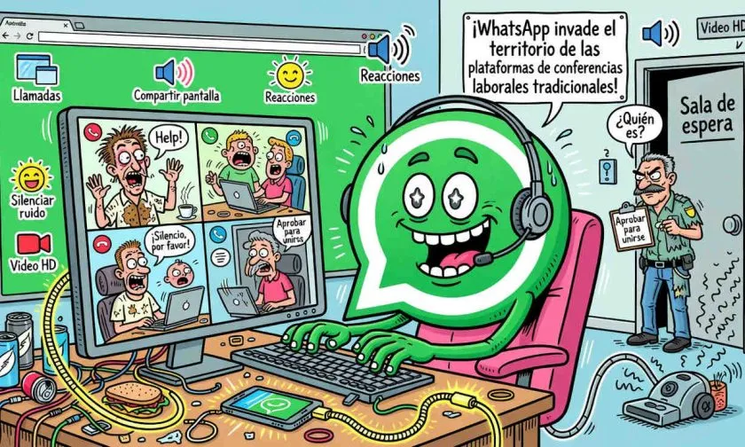 WhatsApp ahora permite llamadas de audio y video desde el navegador