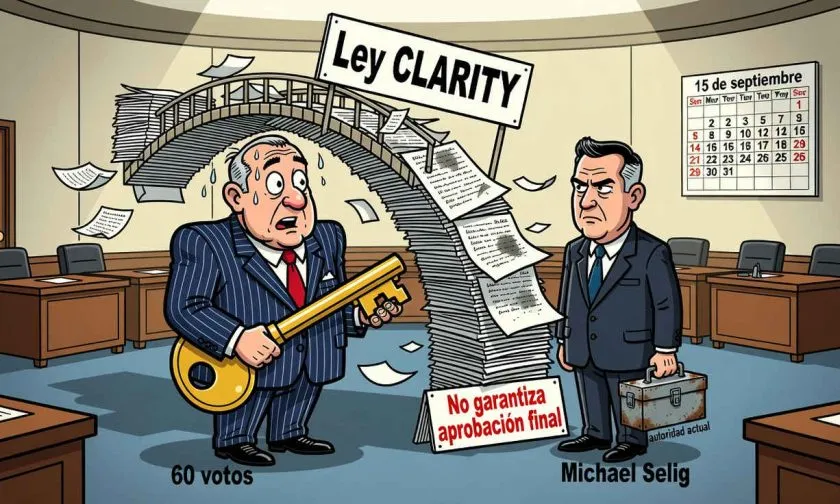 El Senado de EE. UU. prepara una votación clave sobre la Ley CLARITY