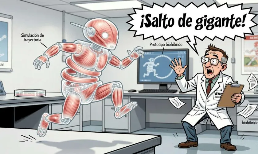 ETH crea robots diminutos que se mueven con músculos vivos cultivados en laboratorio