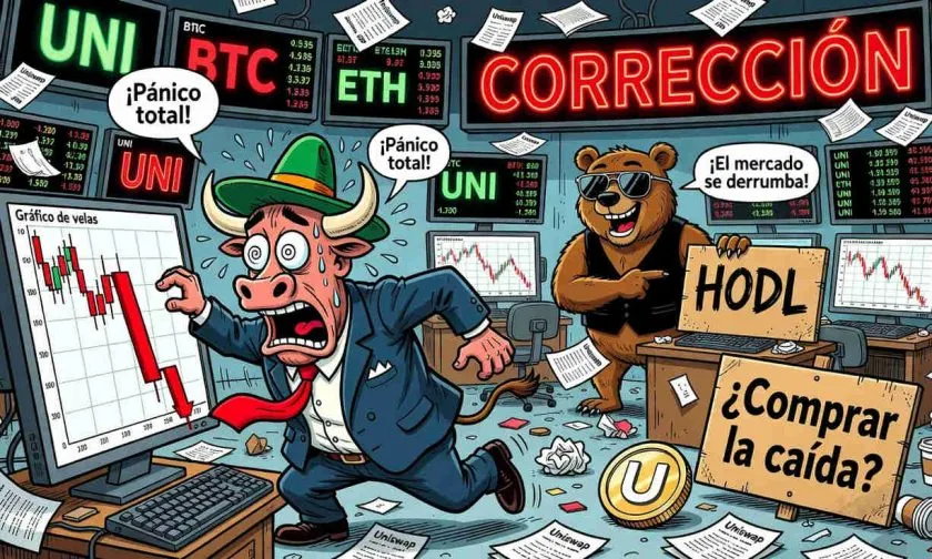 Uniswap (UNI) cae 1,17% tras rally del 22% mientras el mercado se consolida