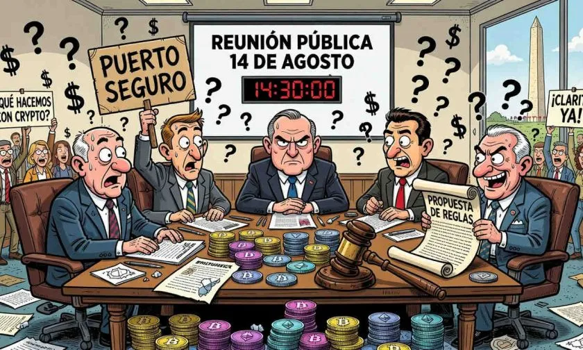 SEC se prepara para reunión clave sobre régimen de oferta para criptoactivos el 14 de agosto