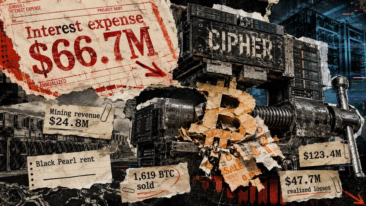Bitcoin miner sells 1,619 Bitcoin at a $47 million loss before its AI data center paid rent