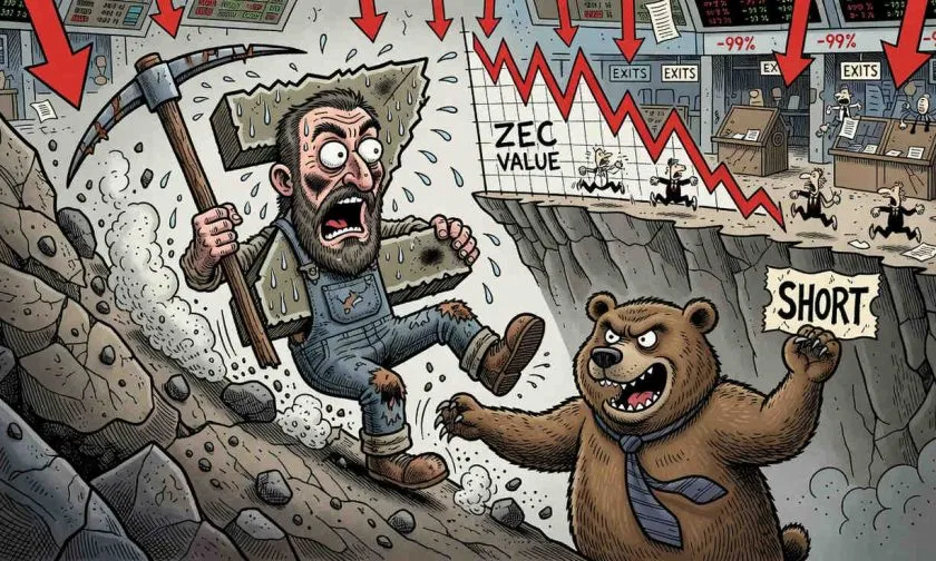 Zcash se desploma un 4% y pone a prueba el soporte clave de USD $400: ¿se avecina una caída mayor?