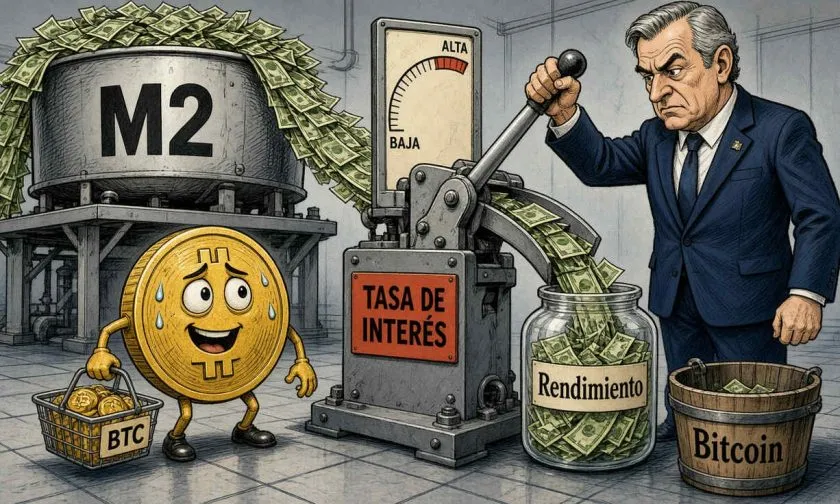 Bitcoin enfrenta una prueba de liquidez con la oferta monetaria de EE. UU. en récord