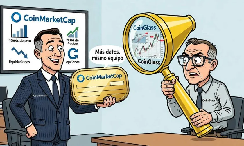 CoinMarketCap adquiere CoinGlass para enriquecer datos de derivados cripto