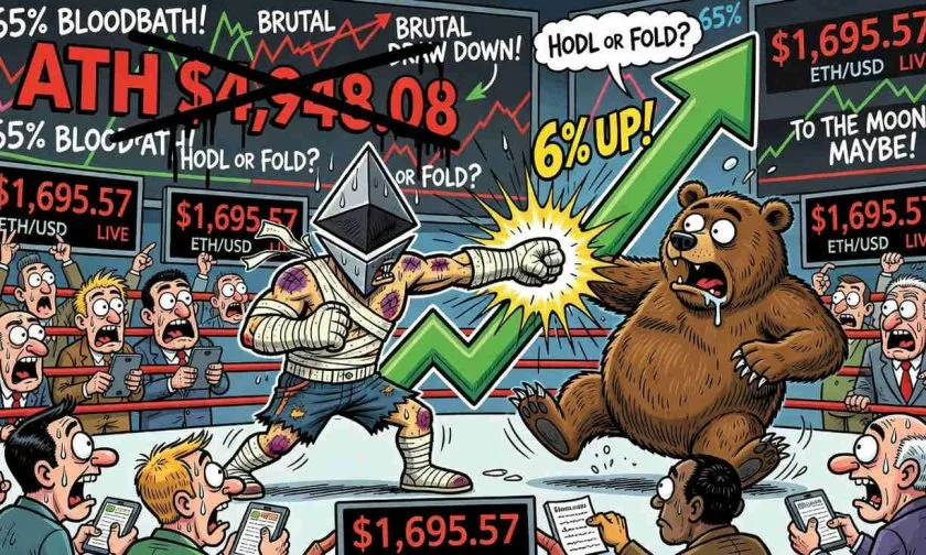 Ethereum se dispara un 6% en medio de la incertidumbre: ¿señal de fondo o trampa alcista?