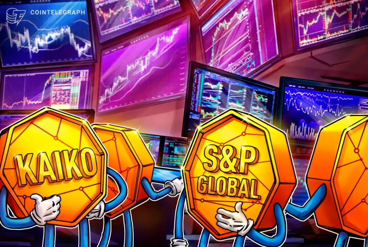 S&P Global lidera investimento de US$ 110 milhões na Kaiko para dados de criptoativos