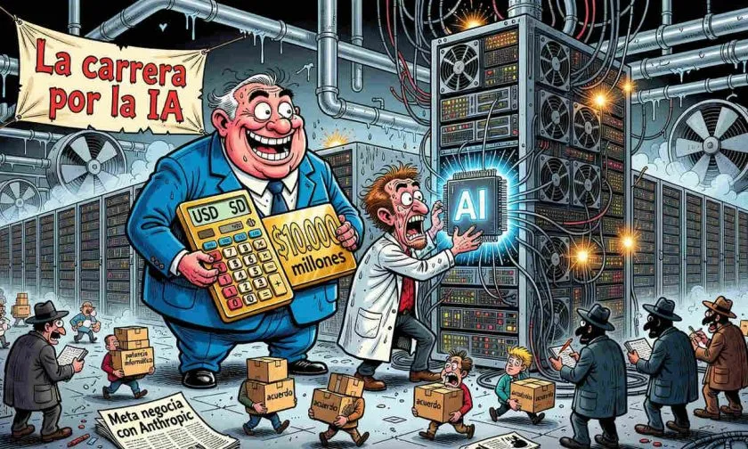 Meta negocia un acuerdo de computación de USD $10.000 millones con Anthropic