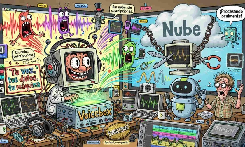 Voicebox lleva la clonación de voz con IA al escritorio, sin nube ni suscripciones