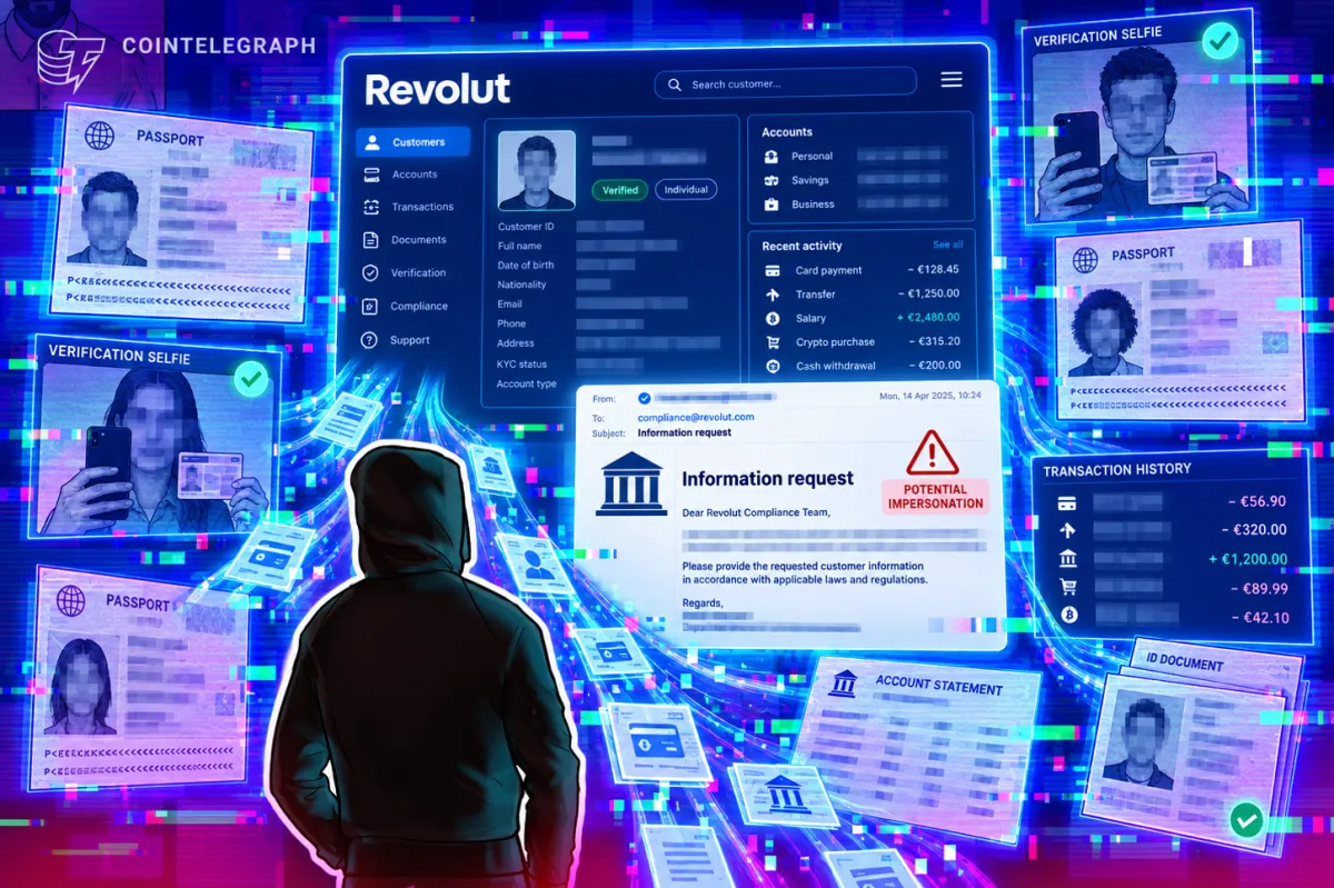 Revolut revela exposição de dados de clientes por e-mail falso de governo