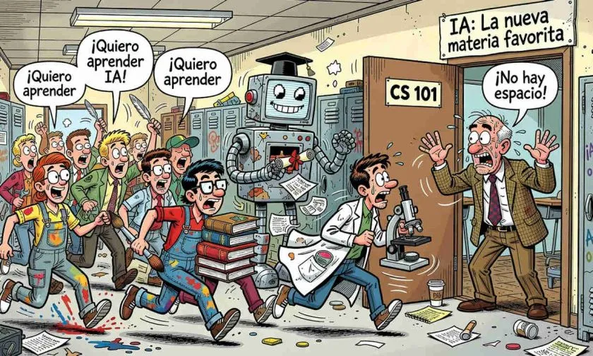 El auge de la IA lleva a estudiantes de todas las carreras a estudiar informática
