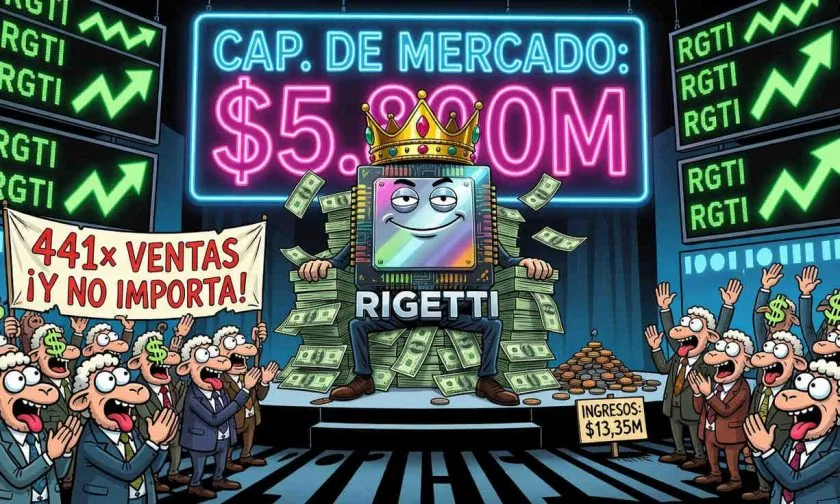 Rigetti Computing enfrenta desconexión entre valoración de $5.890 millones e ingresos de $13,35 millones
