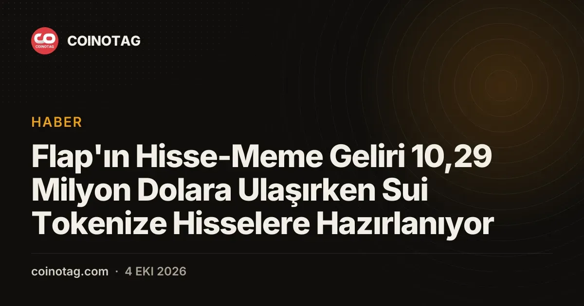 Flap'ın BNB Chain Geliri 30 Günde 10,29 Milyon Doları Aştı