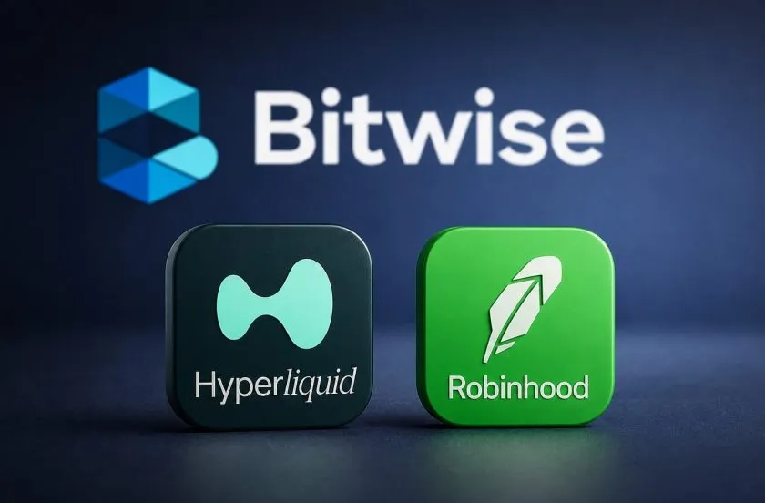 Bitwise ve a Hyperliquid y Robinhood como líderes del próximo ciclo cripto