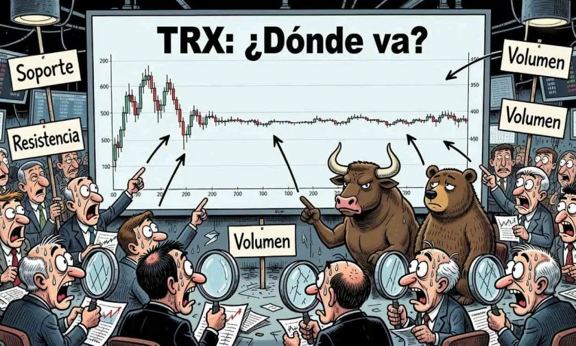 TRX fluctúa entre $0,331 y $0,333 mientras indicadores sugieren acumulación