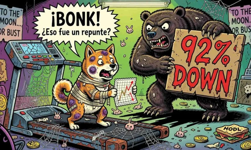 Bonk ($BONK) muestra rebote técnico en medio de caída del 92% desde su máximo histórico