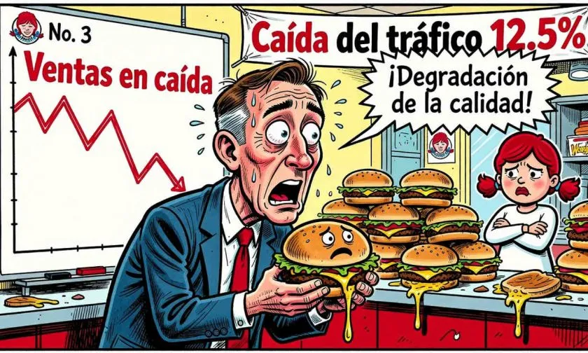 Wendy's pierde el segundo lugar en hamburguesas en EE. UU. por caída en calidad
