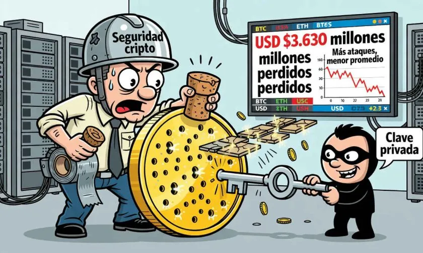 CoinGecko contabiliza USD $3.630 millones en pérdidas cripto desde 2025
