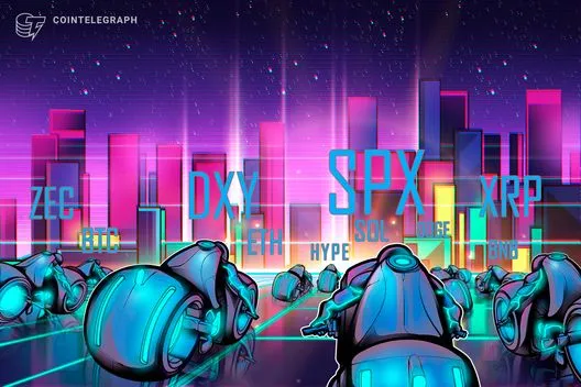 Price predictions 5/25: SPX, DXY, BTC, ETH, XRP, BNB, SOL, DOGE, HYPE, ZEC