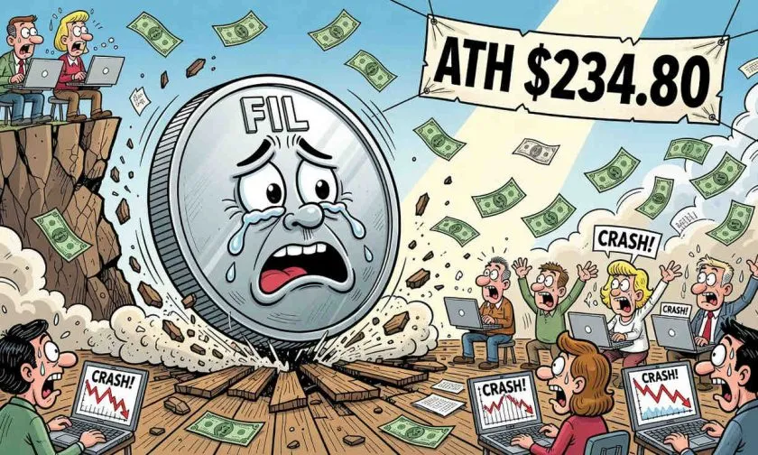 Filecoin se hunde por debajo de USD $0,72: la peor caída desde el ATH
