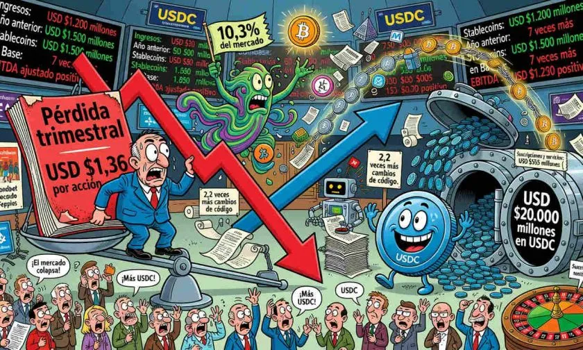 Coinbase registra pérdidas pese a alcanzar una participación récord en el trading cripto