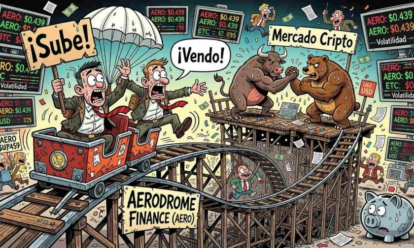 AERO rebota un 4,58% pero enfrenta dudas por bajo volumen de transacciones