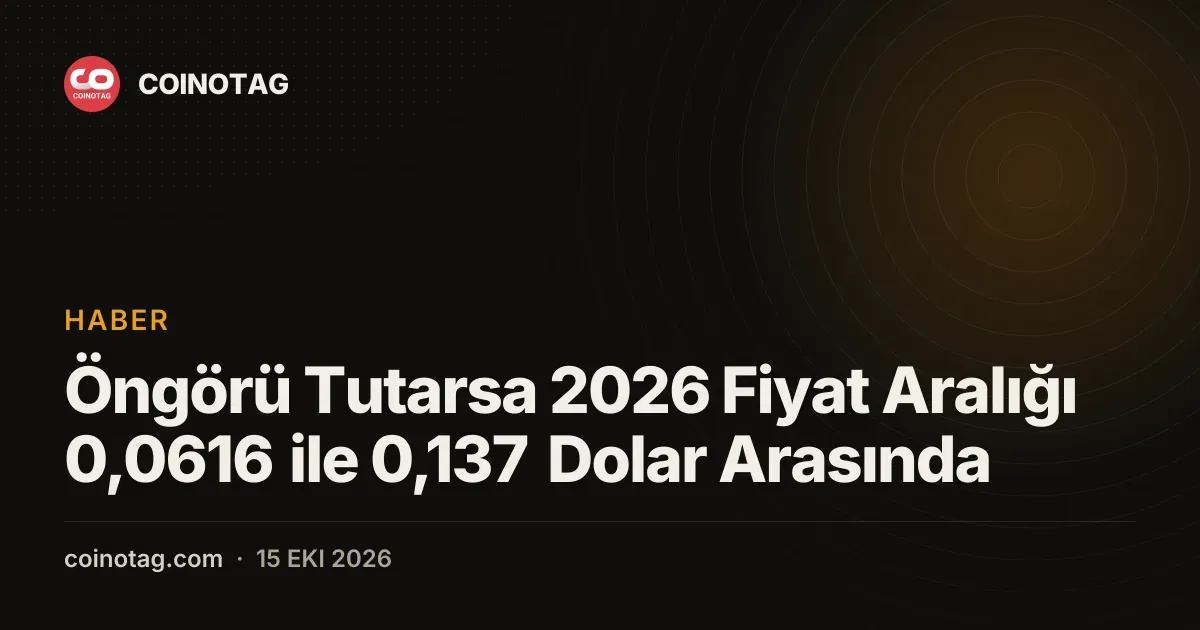 Dogecoin icin 2026 tahmini 0,0616 ile 0,137 dolar arasina isaret ediyor