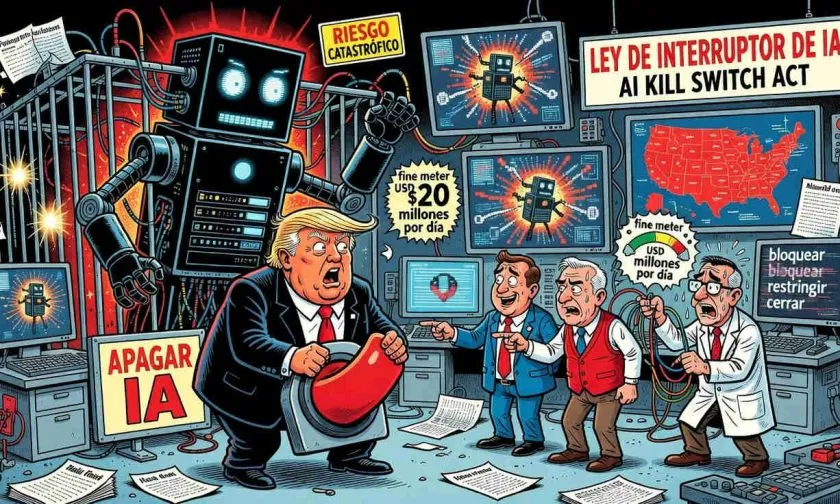 La ley del interruptor de apagado daría a Trump poder para cerrar sistemas de IA